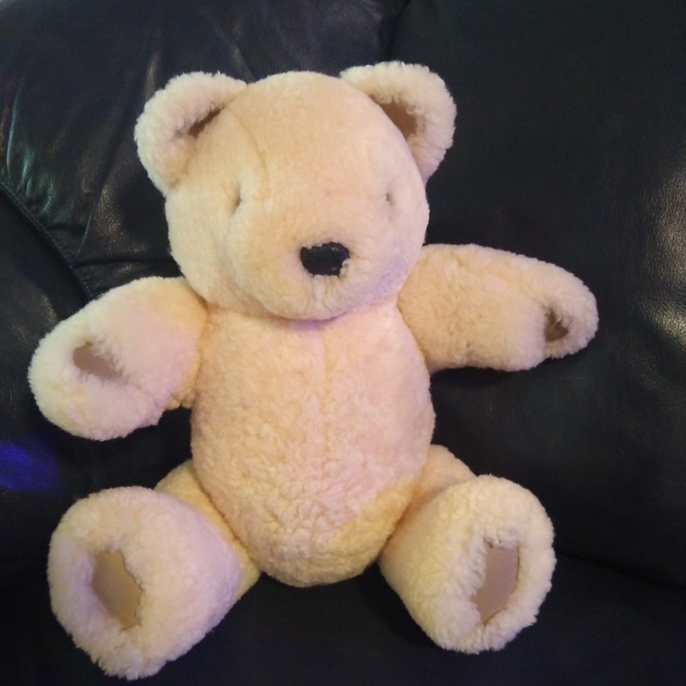 Genuine Sheepskin Teddy Bear